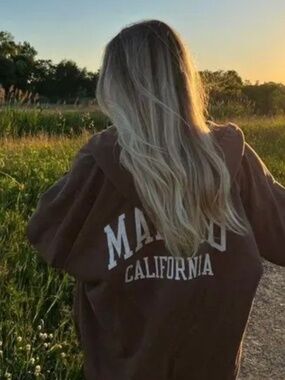 Brown Brandy Melville zip up